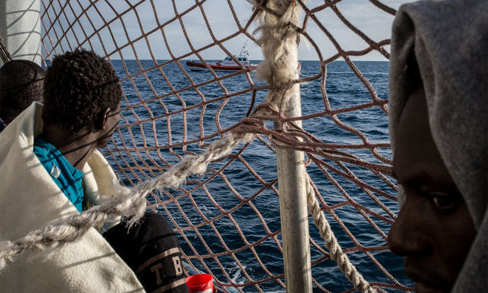 Protezione internazionale - migranti sulla Sea Watch