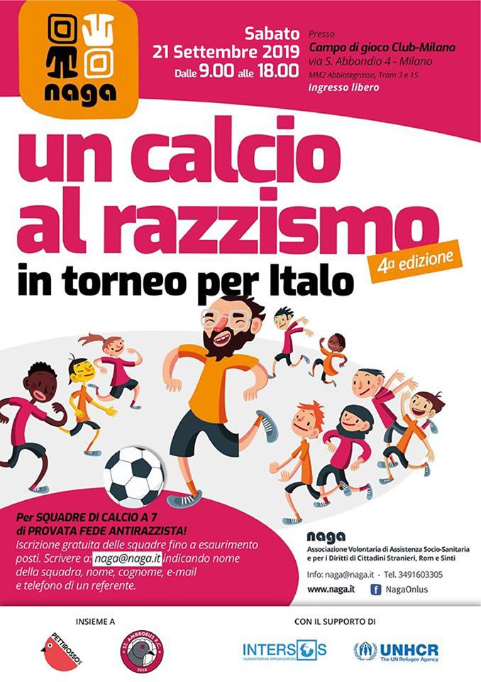 un calcio al razzismo