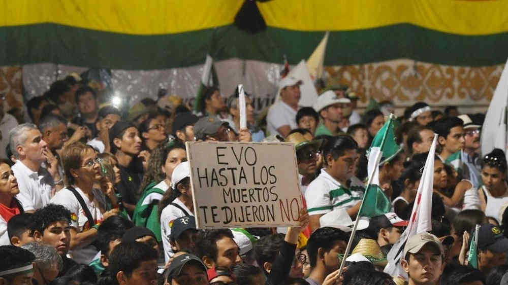 Bolivia - protesta contro Evo Morales