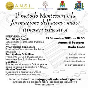 Evento Montessori a Pescara.