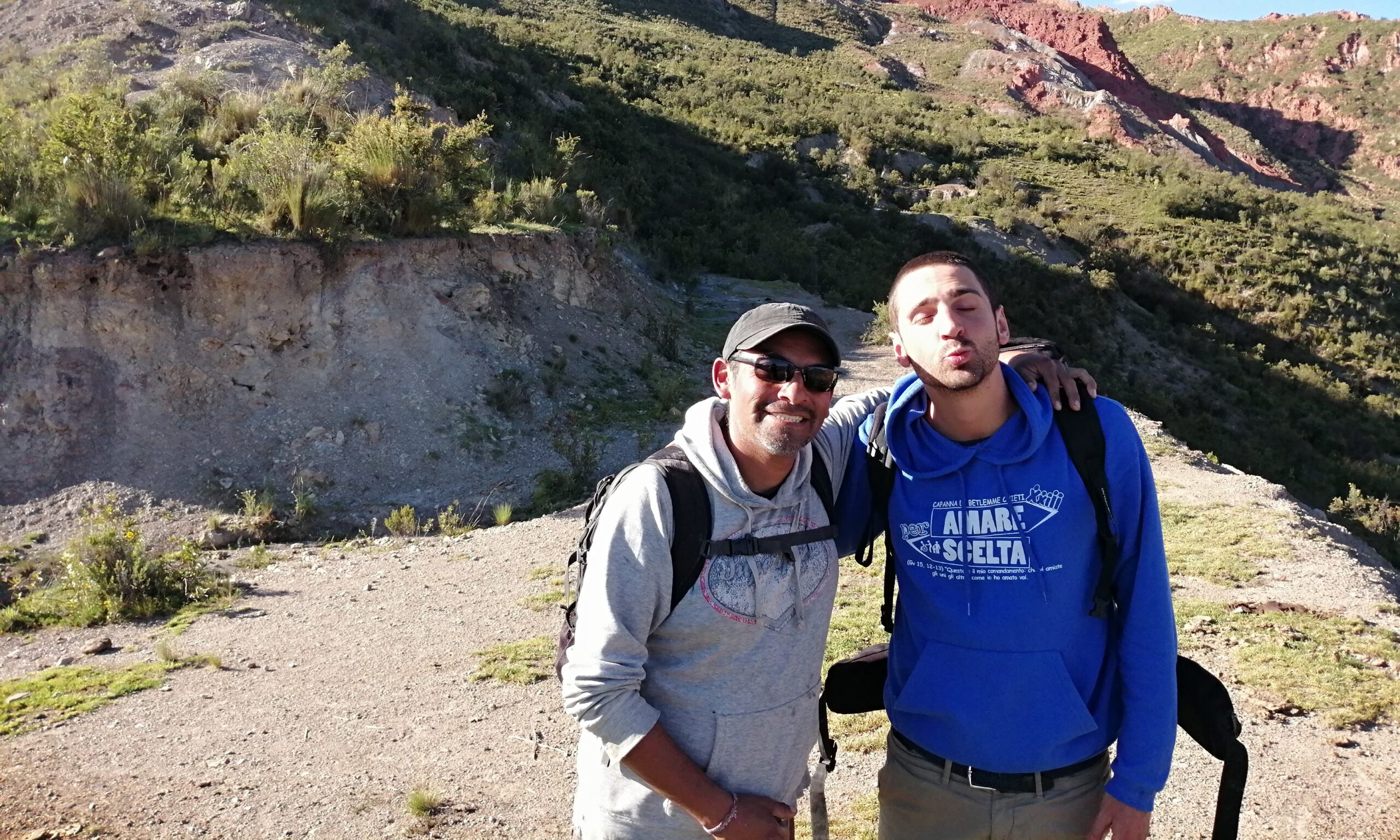 Juanco e Guglielmo in Bolivia