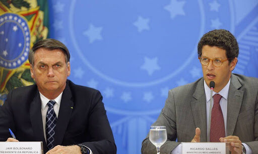 Il Presidente del Brasile Bolsonaro e il Ministro Salles