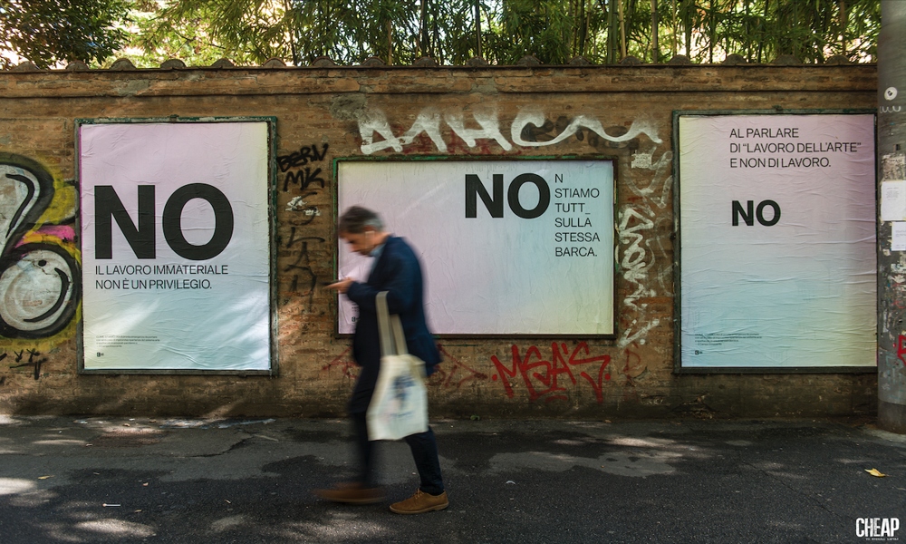 Preferirei di No - campagna CHEAP con Campo Innocente
